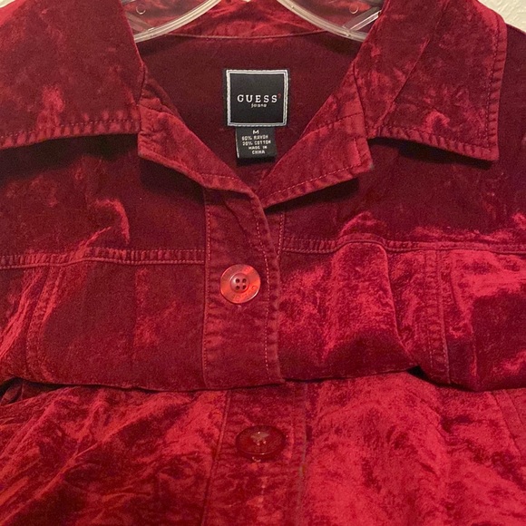 Vintage GUESS BoHo GORGEOUS Velvet Duster - Picture 2 of 7